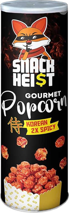 Snackheist Gourmet Popcorn Korean 2X Spicy Flavor MRP 250