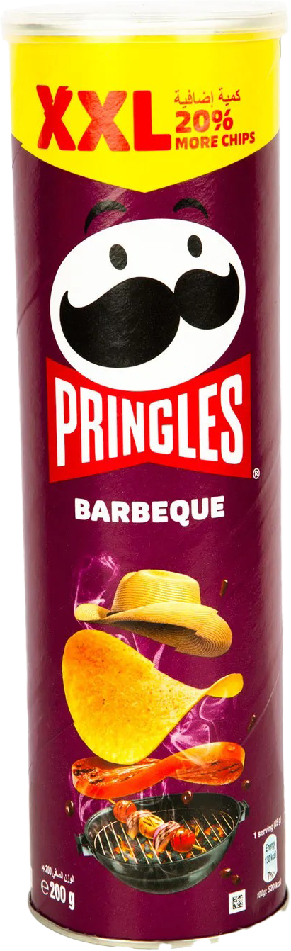 Pringles Saucy BBQ Chips 102g MRP 280