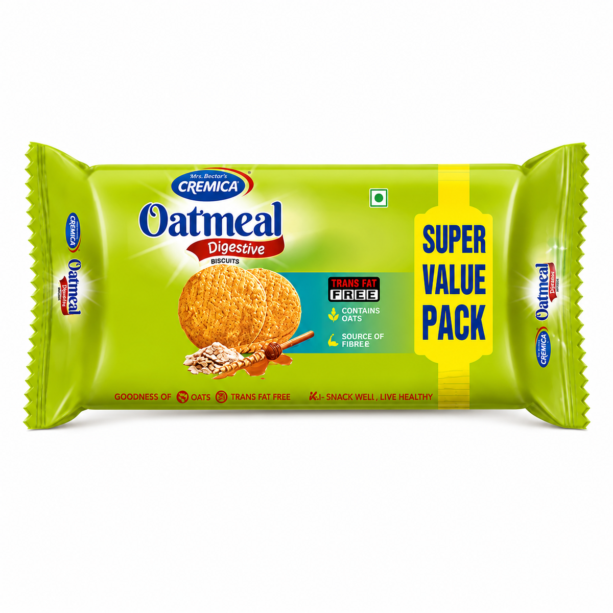 Cremica Oatmeal Digestive Biscuits 105g MRP 65