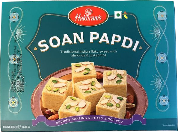 Haldiram's Vegetable Ghee Soan Papdi 500g MRP 541