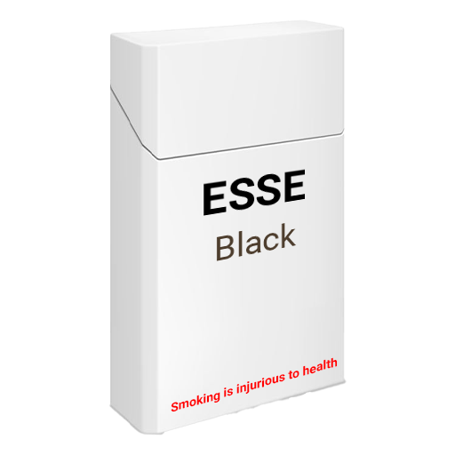 ESSE Black Cigarette 20pcs MRP 360