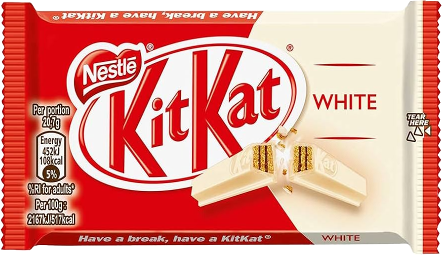 Kit Kat White Chocolate Bar 41.4g MRP 190