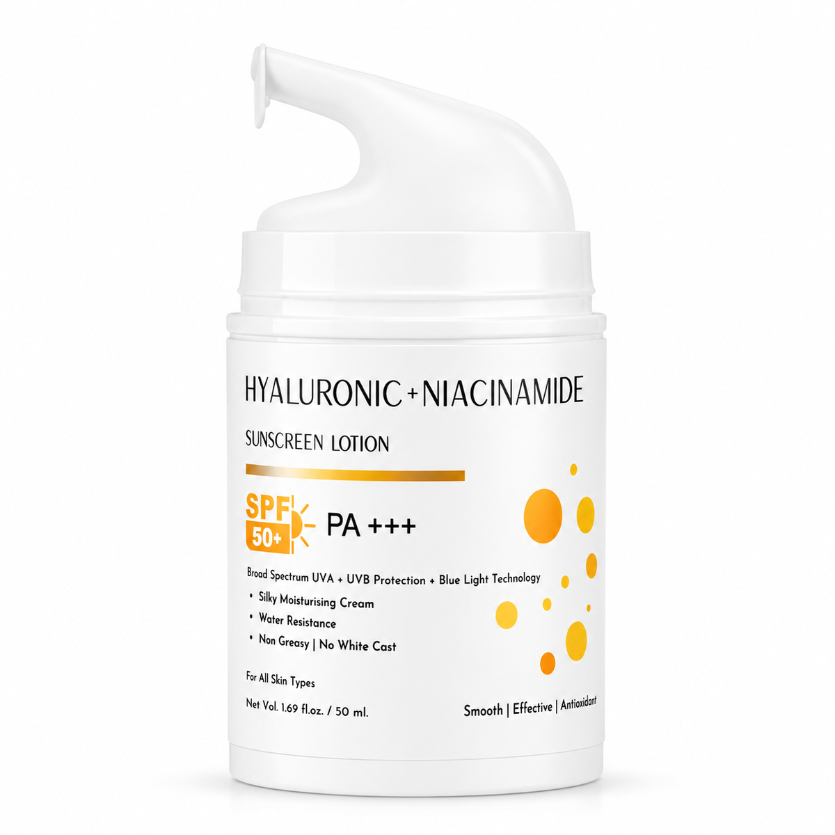 Rhyn Derma Hyaluronic + Niacinamide Sunscreen Lotion 50ml MRP 949
