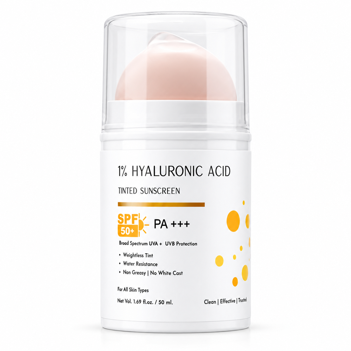 Rhyn Derma Hyaluronic Acid Tinted Sunscreen 50ml MRP 1050