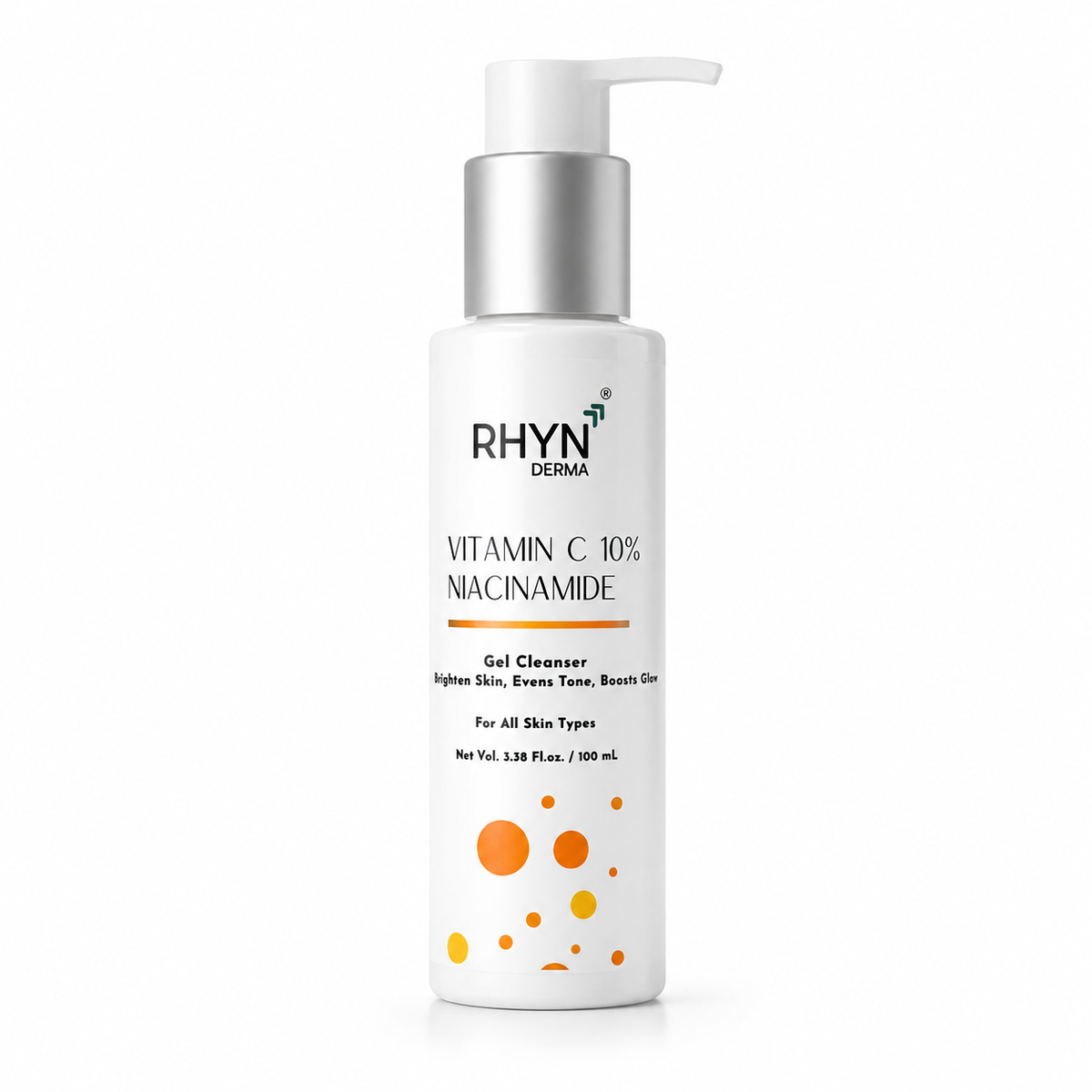Rhyn Derma Vitamin C 10% Niacinamide Gel Cleanser 100ml MRP 699