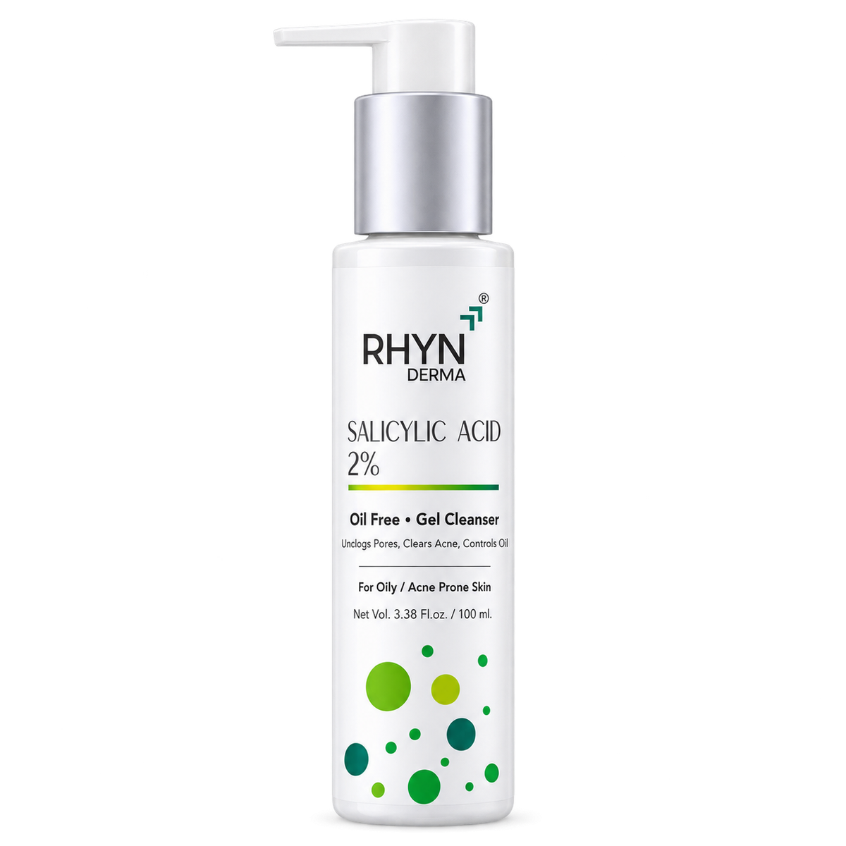 Rhyn Derma Salicylic Acid 2% Oil Free Gel Cleanser 100ml MRP 699