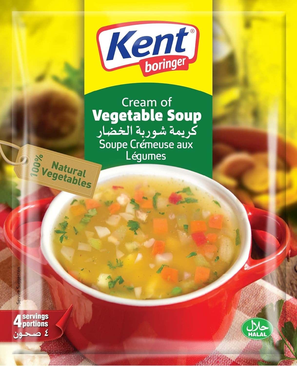 Kent Cream of Vegetable Soup 68g MRP 100