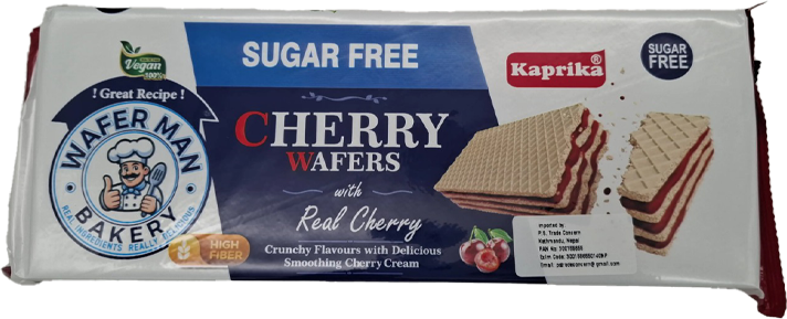 Kaprika Sugarfree Wafer strawberry 150g MRP 350