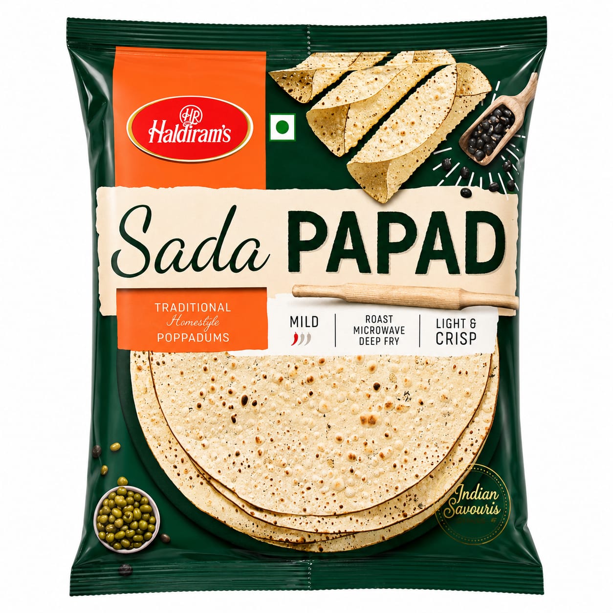 Haldiram Sada Papad 340g MRP 230