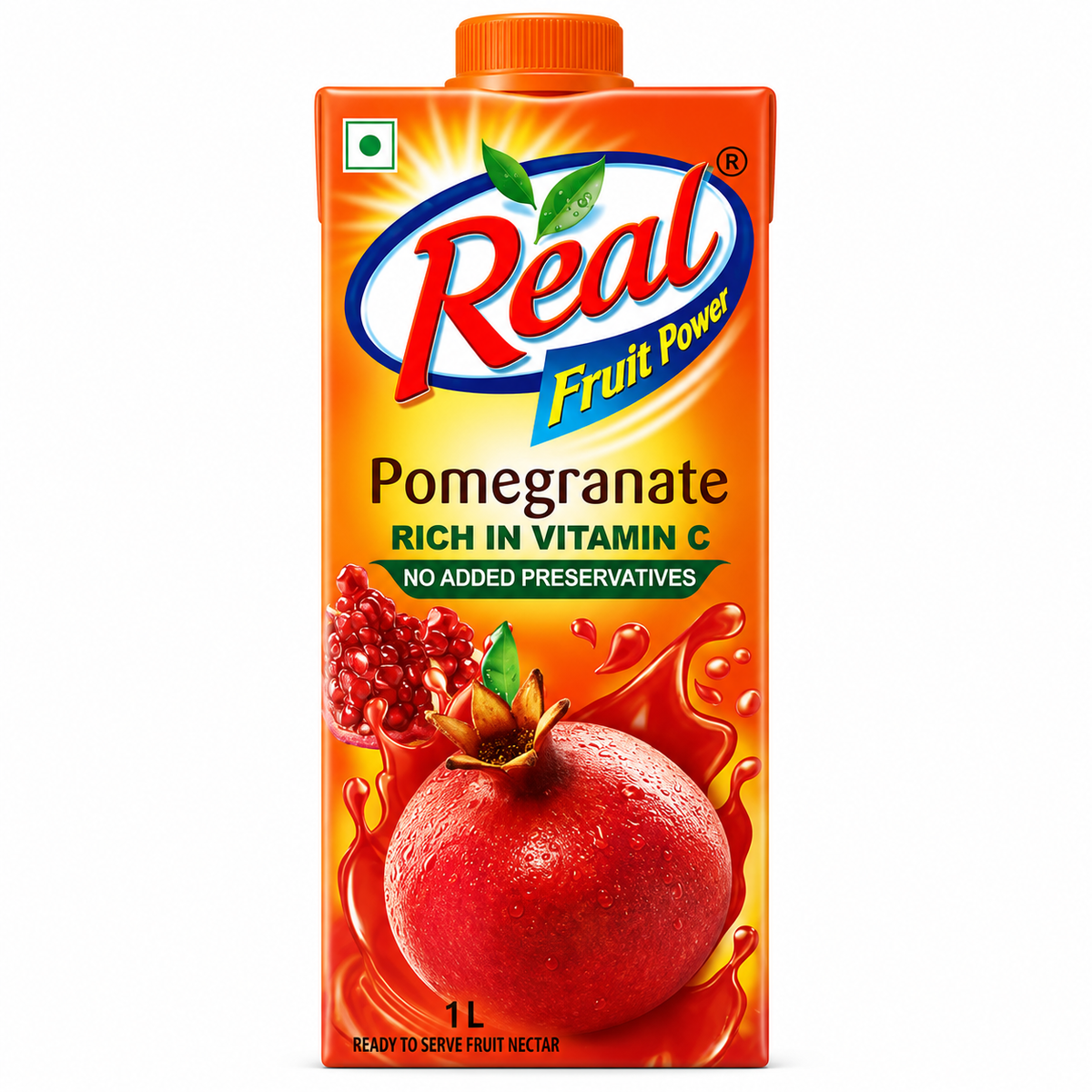 Real Fruit Power Pomegranate Fruit Juice 1000ml MRP 300