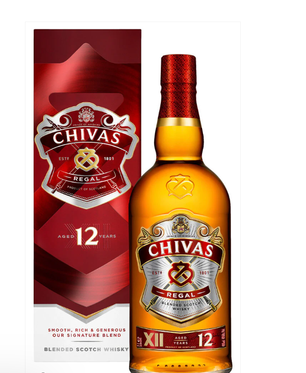 Chivas Regal 12 Years Whiskey 1000 ML MRP 9600
