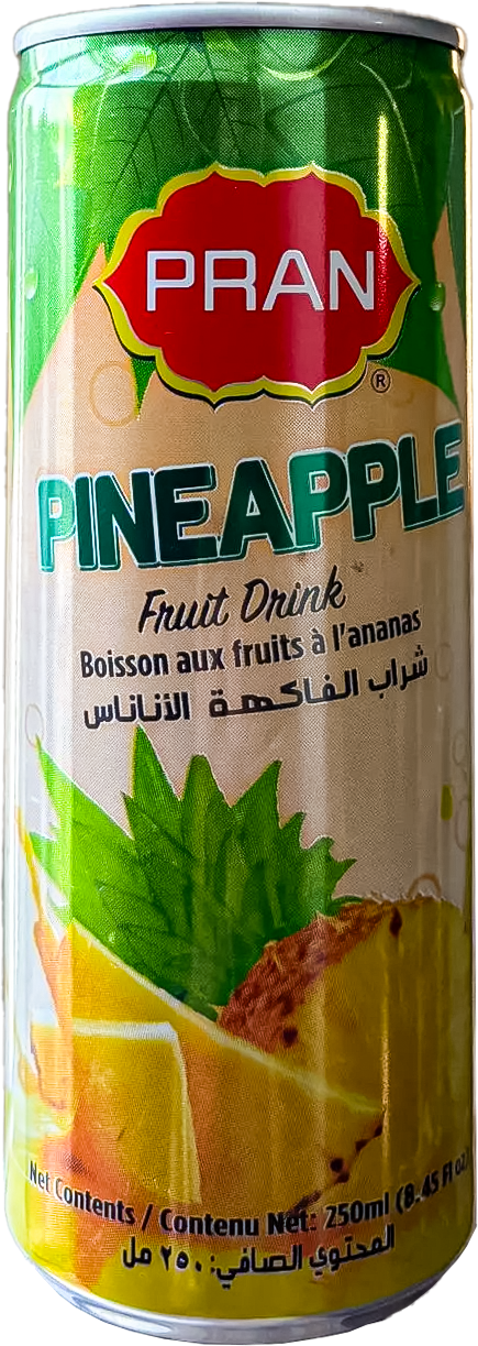 Pran Pineapple Fruit Juice 250ml MRP 100