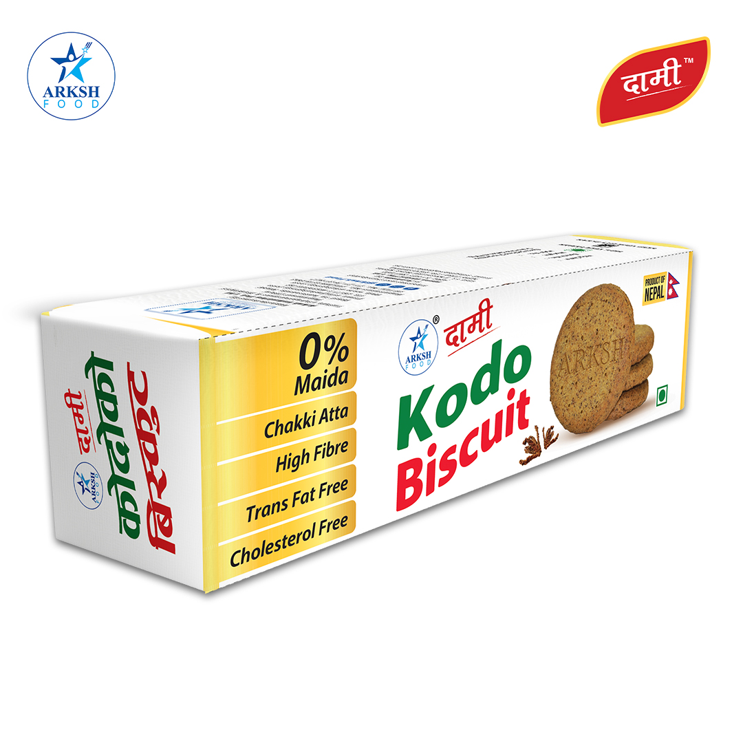 Arksh Food Dami Kodo/Millet Biscuit Family Pack 100gm MRP 50