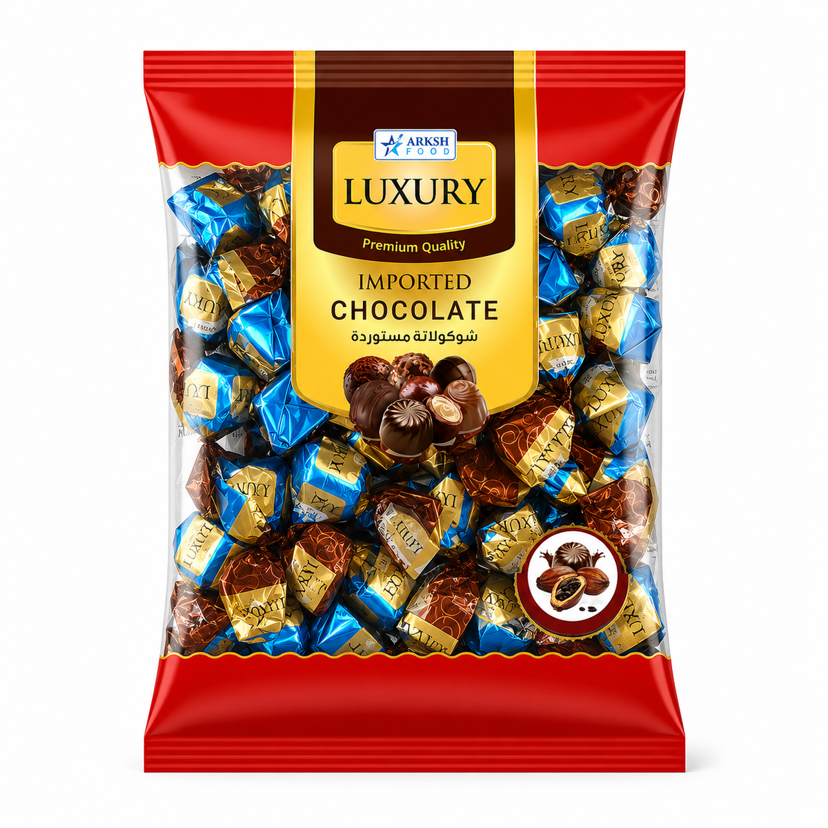 Arksh Food Luxury Chocolates (Coconut) 400 gm MRP 399