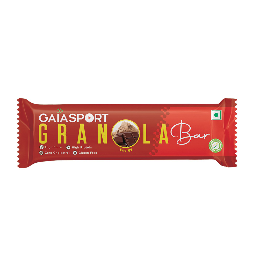 Gaia Sport Energy Granola Bar 50g MRP 100