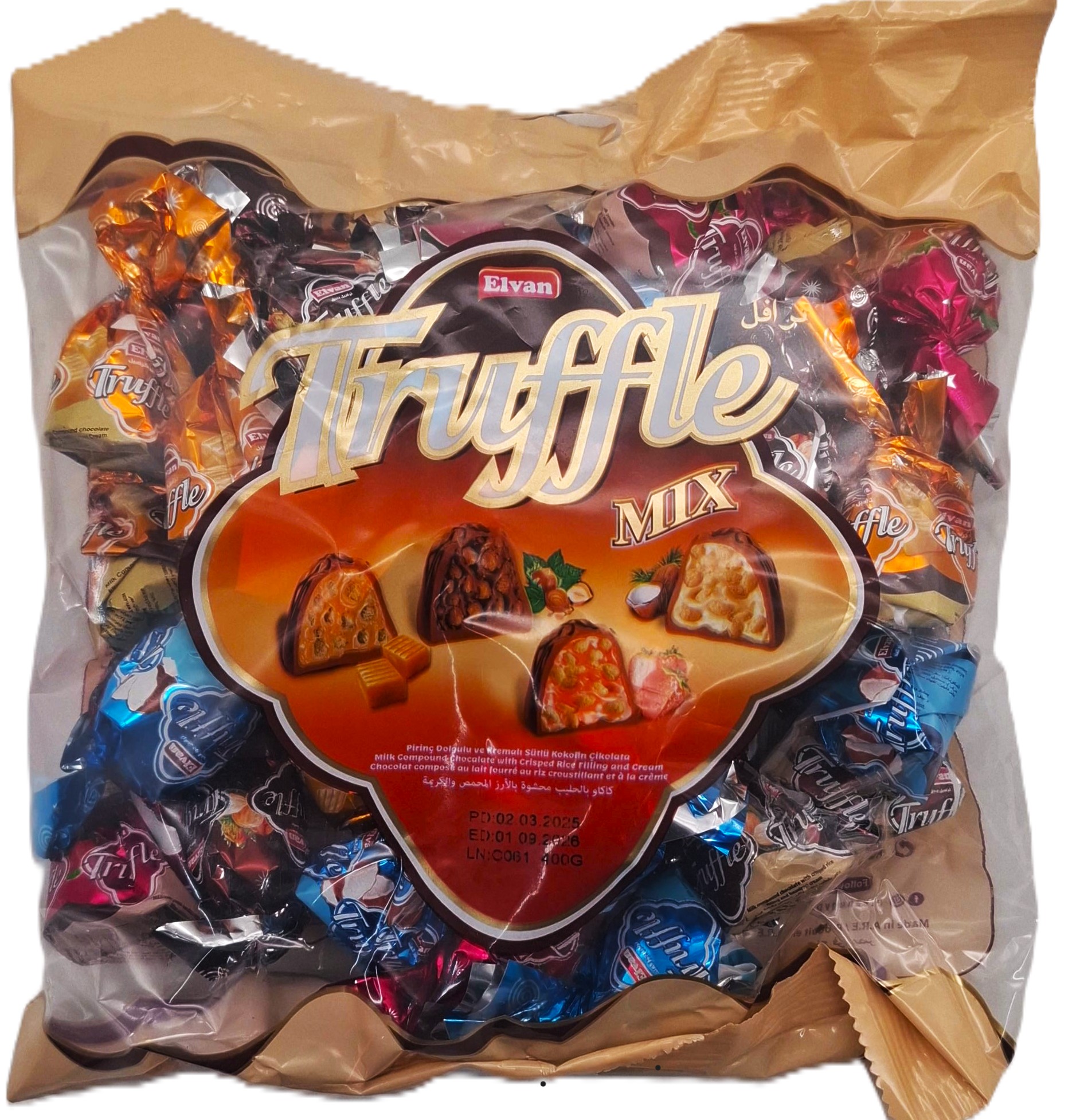 Elvan truffle bag mix 400g MRP 660