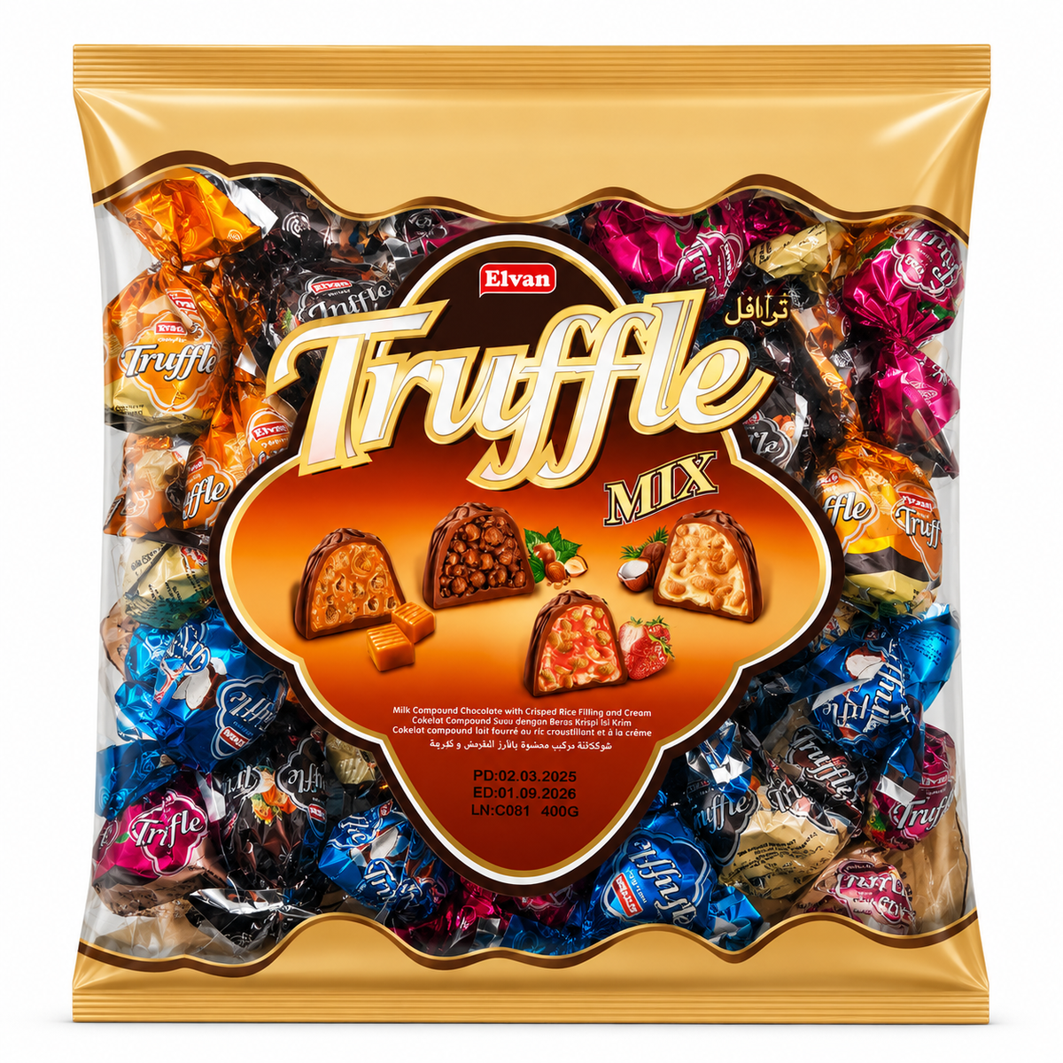 Elvan Truffle Mix Assorted Chocolate 400g MRP 660
