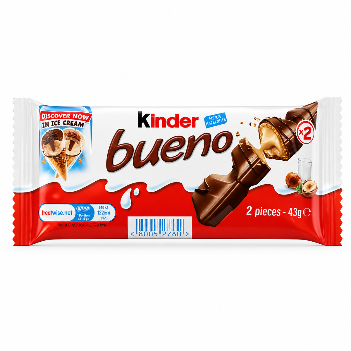 Kinder Bueno Assorted Chocolate 43g MRP 340