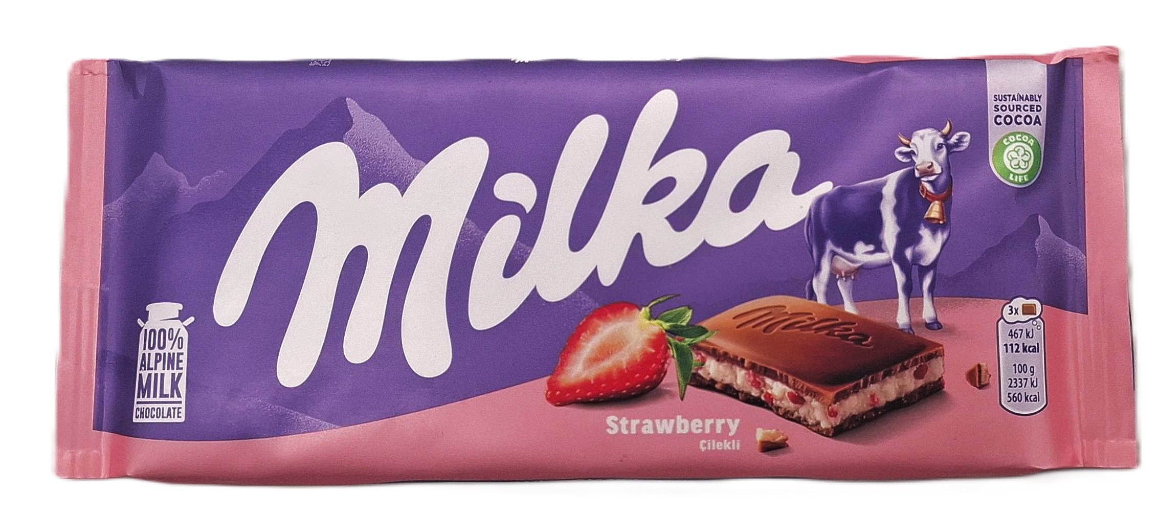 Milka Strawberry 100g assorted chocolate MRP 500