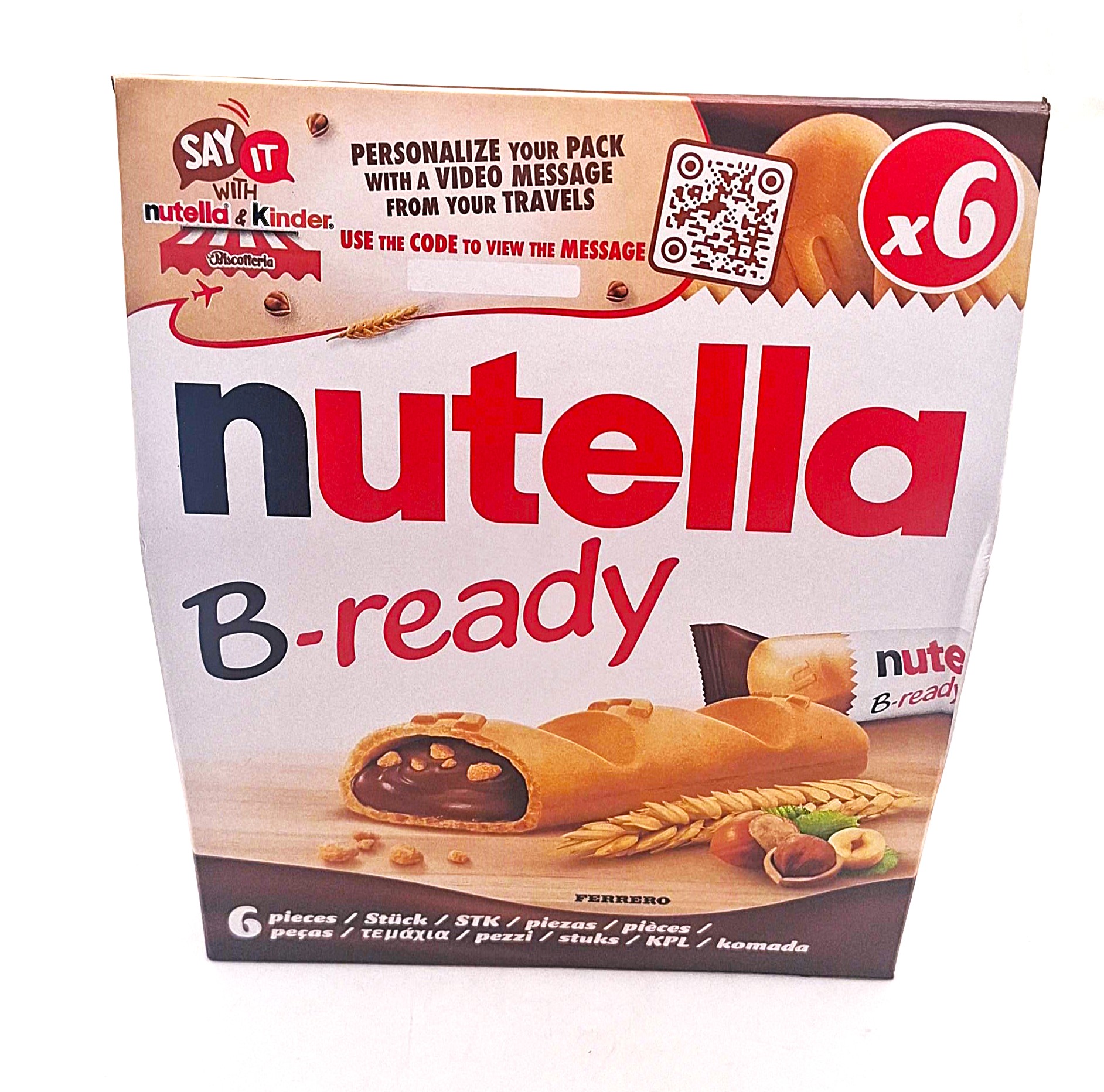 Nutella Bready 132g assorted chocolate MRP 745