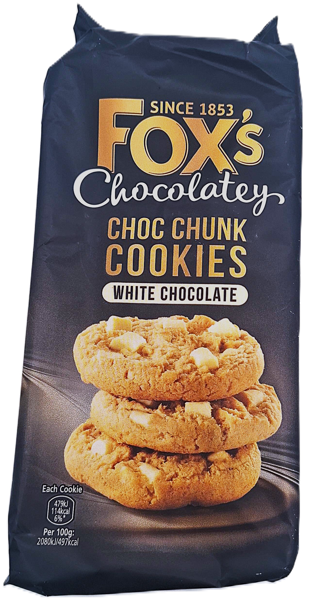 Fox's Chocolatey choc chunk cookies with chocolate cookies 180g assorted biscuits MRP 565