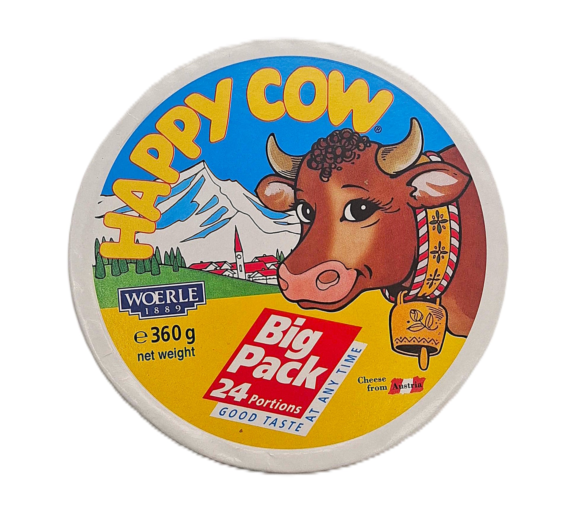Happy cow 360g 24 portion assorted cheese MRP 950