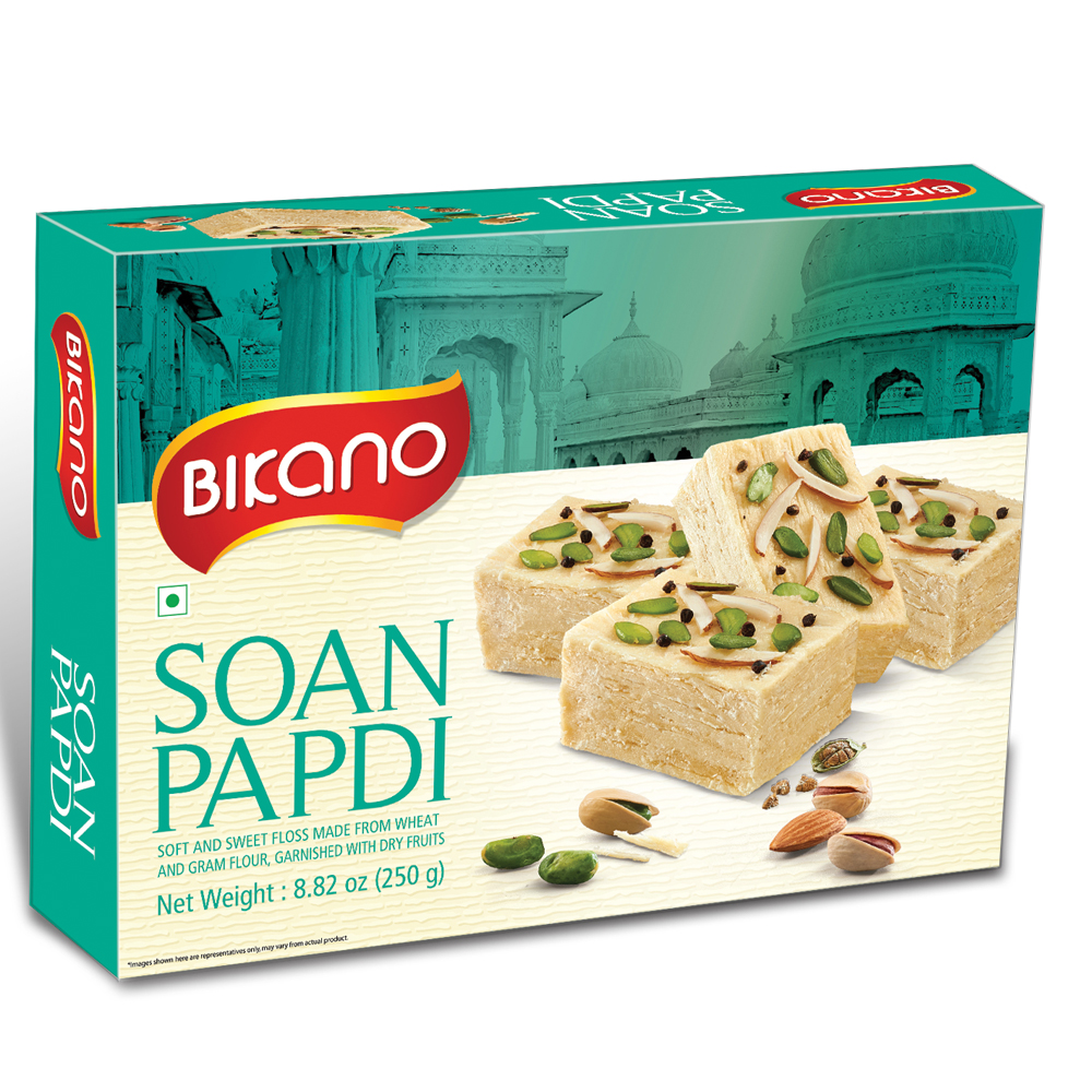 Bikano Soan papdi Indian Sweets 250g MRP 200