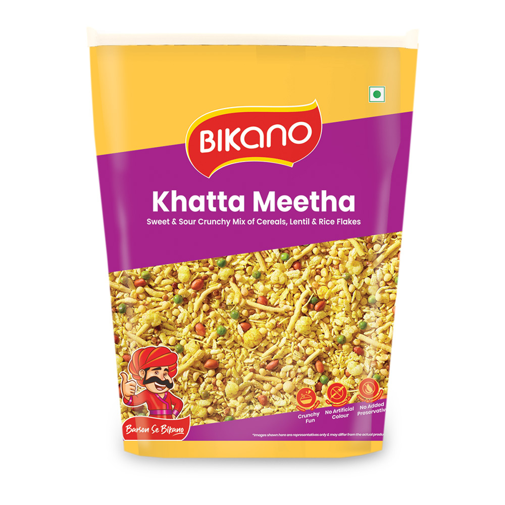 Bikano Khatta Meetha Namkeen 1kg MRP 650