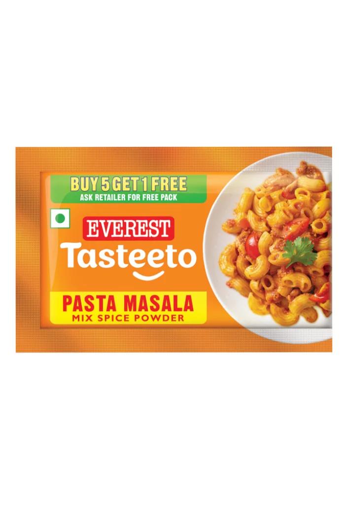 Everest Tasteeto Pasta Masala 7g MRP 55  [BUY 5 GET 1 FREE]