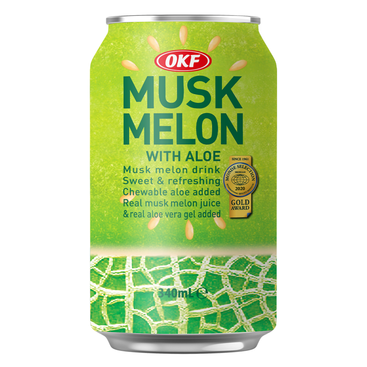 OKF MUSKMELON DRINK FRUIT JUICE 340ML MRP 190