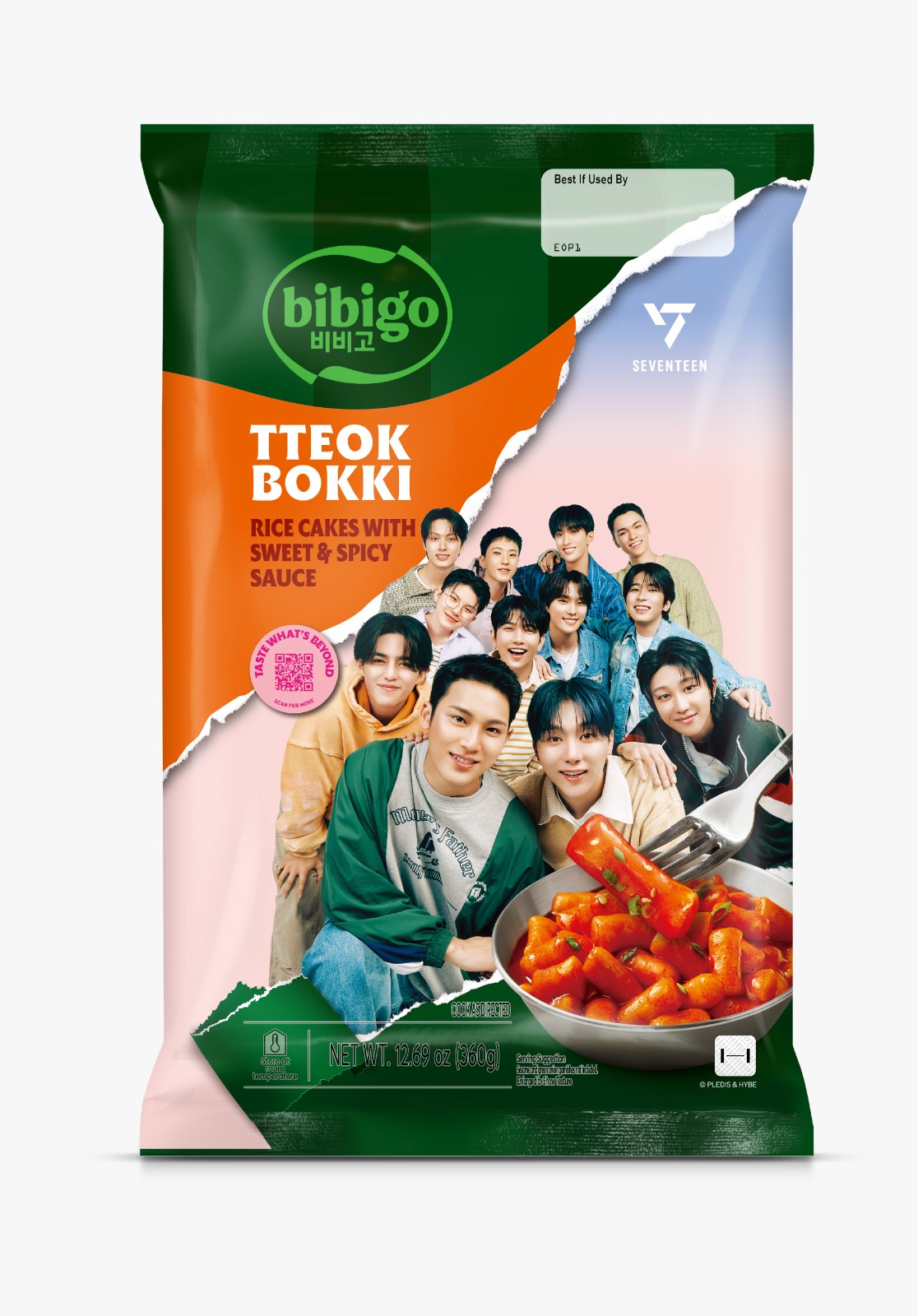 Bibigo Tteokbokki Rice Cakes With Sweet & Spicy Sauce 860g MRP 860