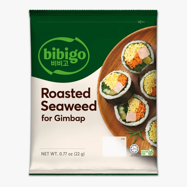 Bibigo Roasted Seaweed for Gimbab 22g MRP 550