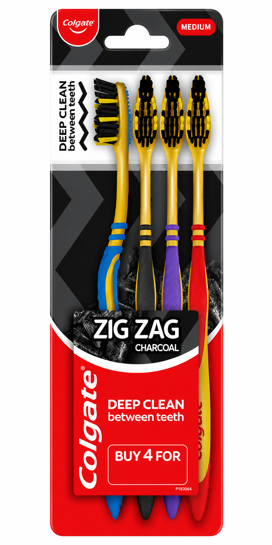 Colgate Zigzag Deep Clean Toothbrush (Pack of 4) MRP 199