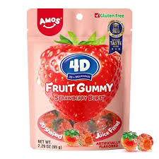 Amos Strawberry Gummy 65g MRP 190