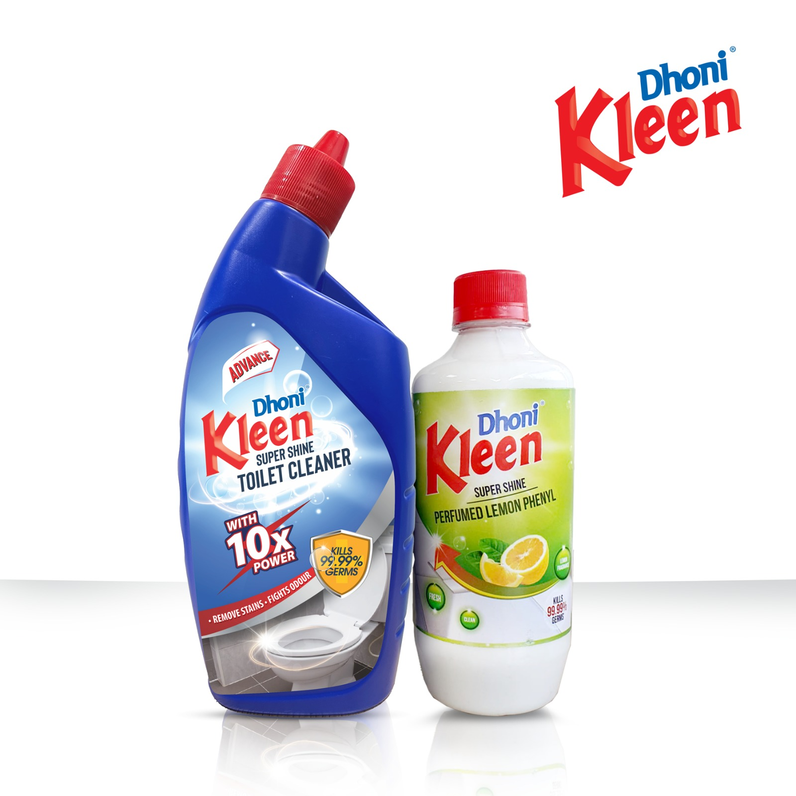 Dhoni Kleen Combo (Toilet Cleaner +Phenyle) 1000 ml MRP215
