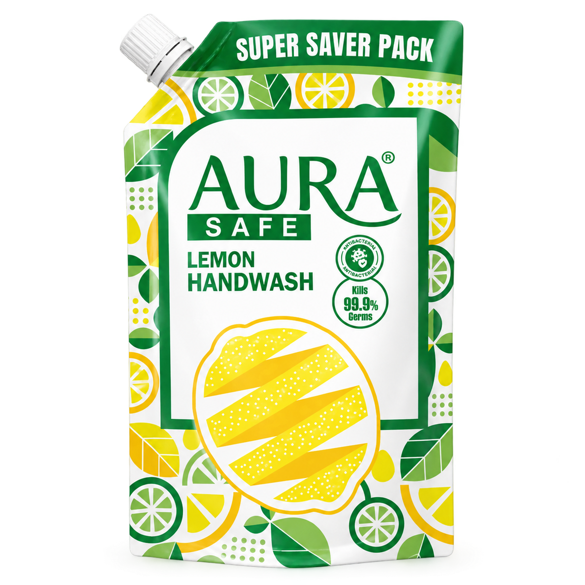 Aura Safe Lemon Handwash 750ml MRP 175