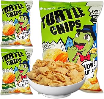 Orion Turtle Chips-Sweet Corn Flavour 60gm MRP 200