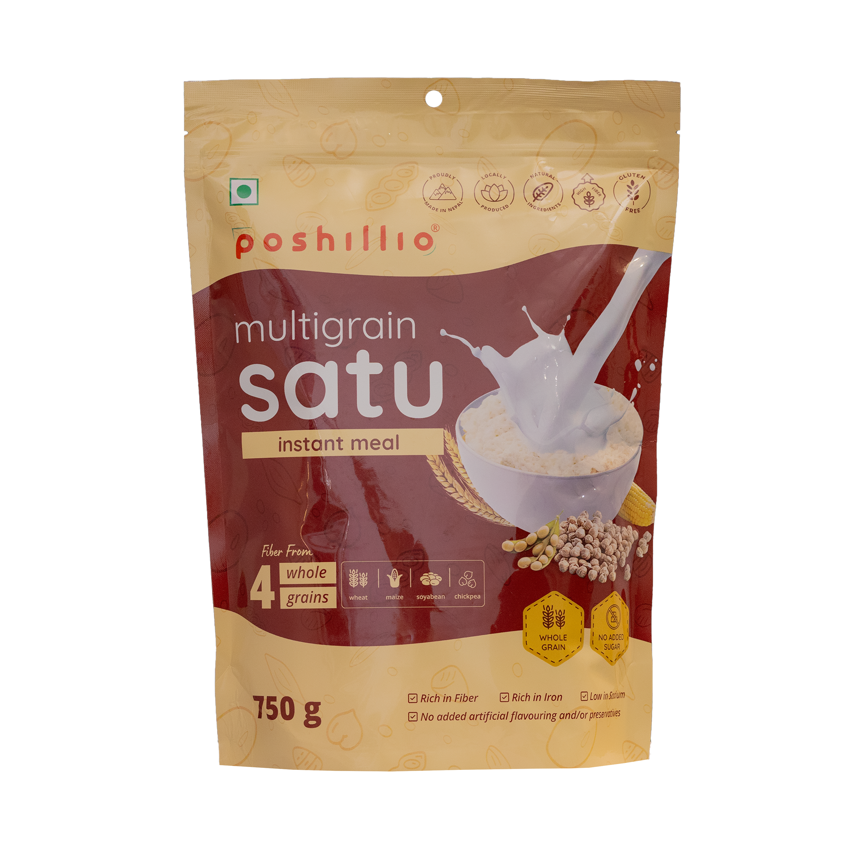 Poshilo Multigrain Satu (750gm)