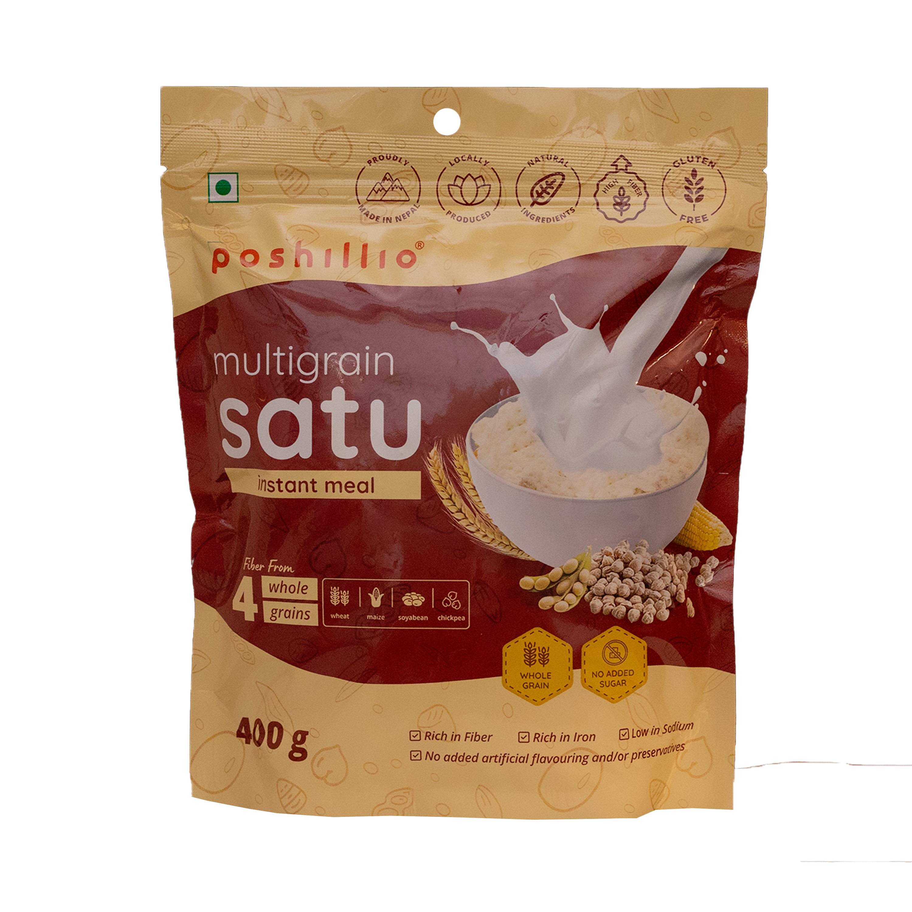 Poshilo Multigrain Satu 400g MRP 210