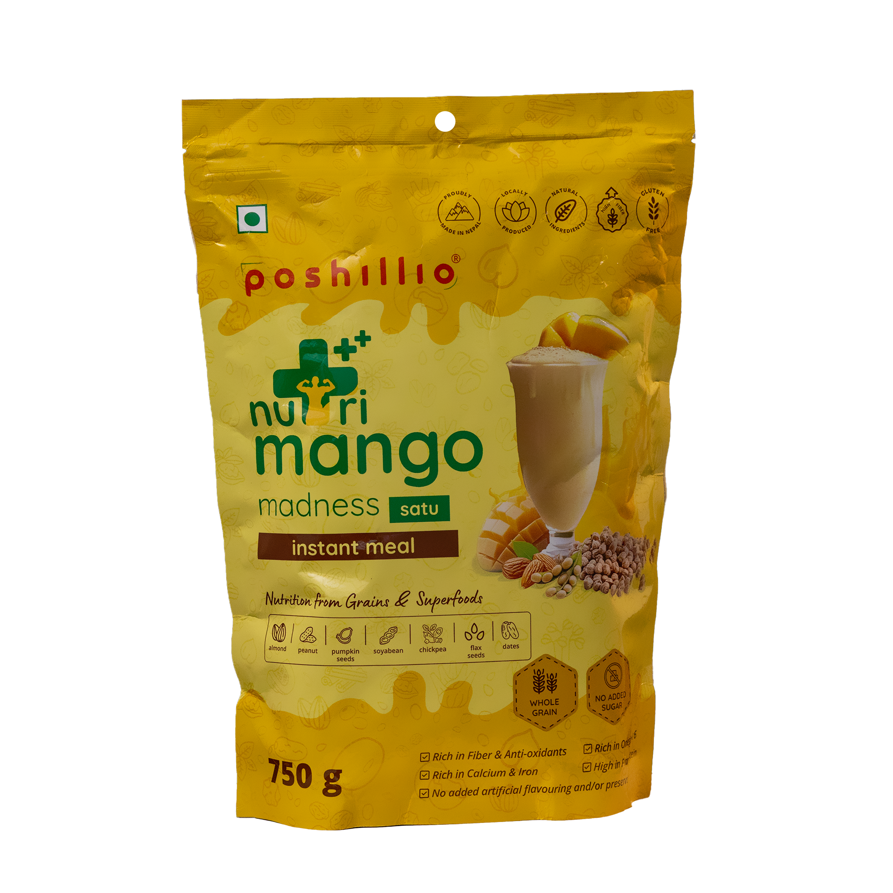 Poshilo Nutri+ Mango Madness Satu 750gm MRP 1250