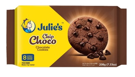 Julies Chip Choco Cookies 208g  MRP 550