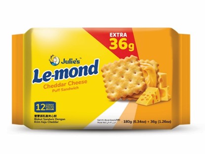 Julies Le-Mond Cheddar Cheese Sandwich 180gm MRP 499