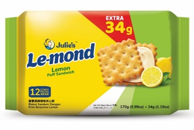 Julies Le-Mond Lemon Sandwich 170gm  MRP 499