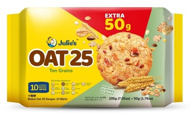 Julies Oat 25 Ten Grains 200gm MRP 499
