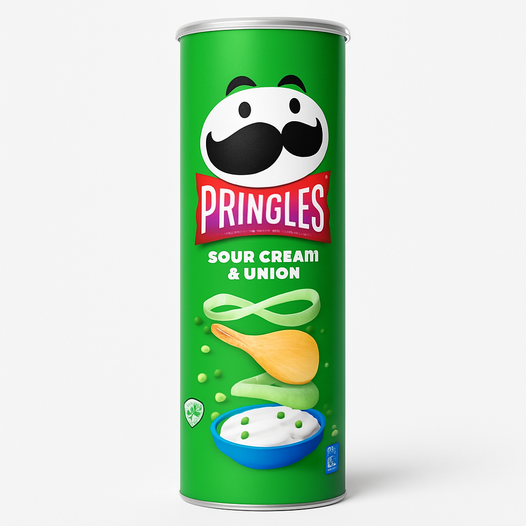 Pringles Sour Cream & Onion Chips MRP 300