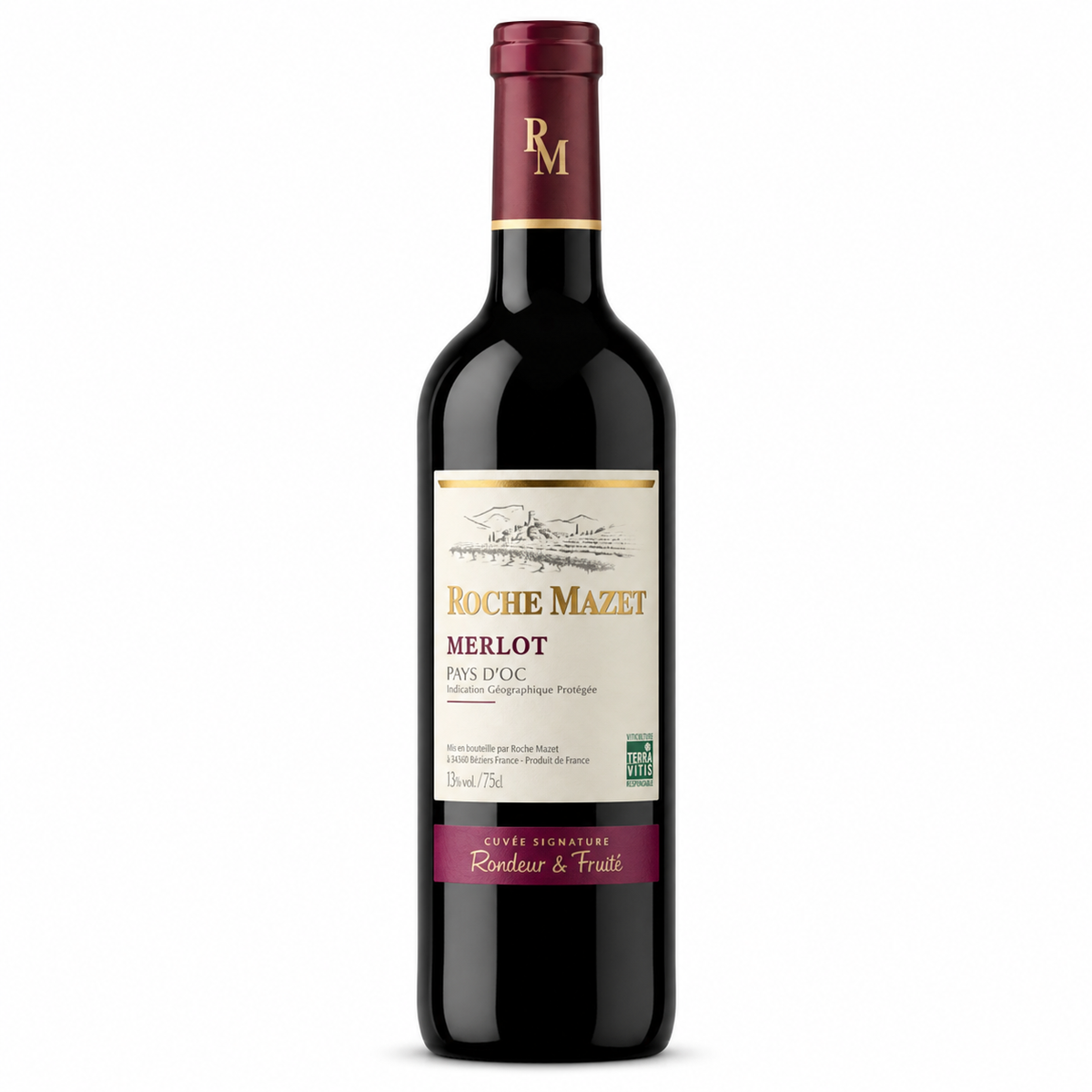 Roche Mazet Merlot Pays D'Oc Red Wine 750ml MRP 2150