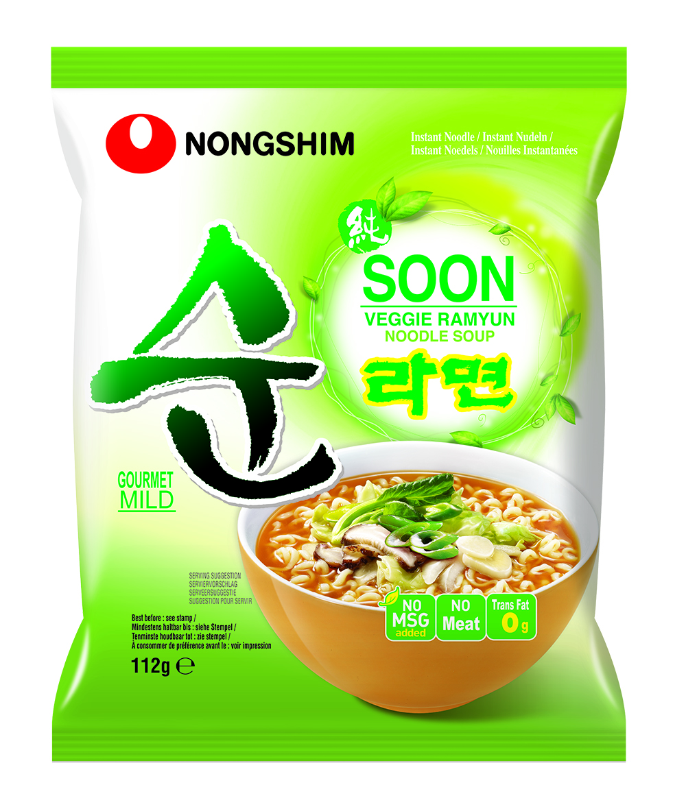 Nongshim Soon Veggie Ramyun 112g MRP 198