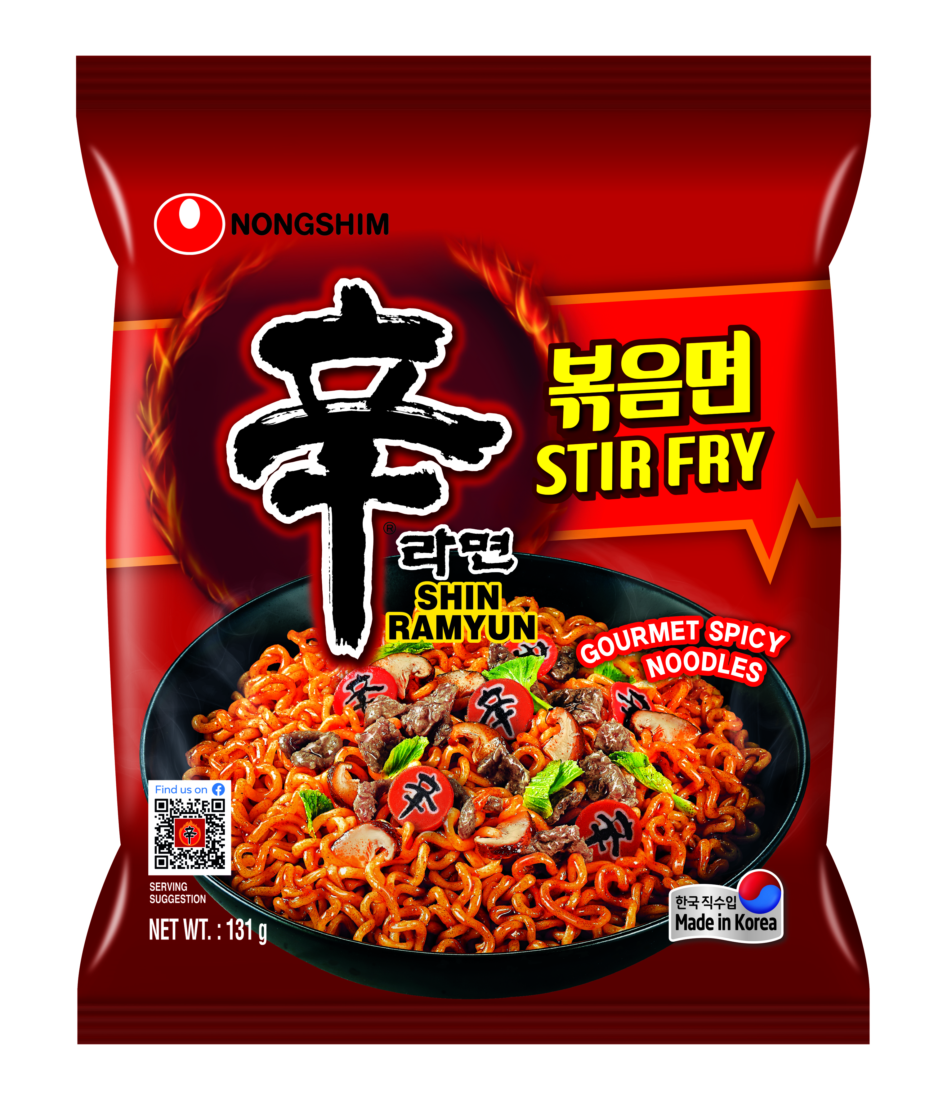 Nongshim Shin Ramyun Stir Fry 131g MRP 225