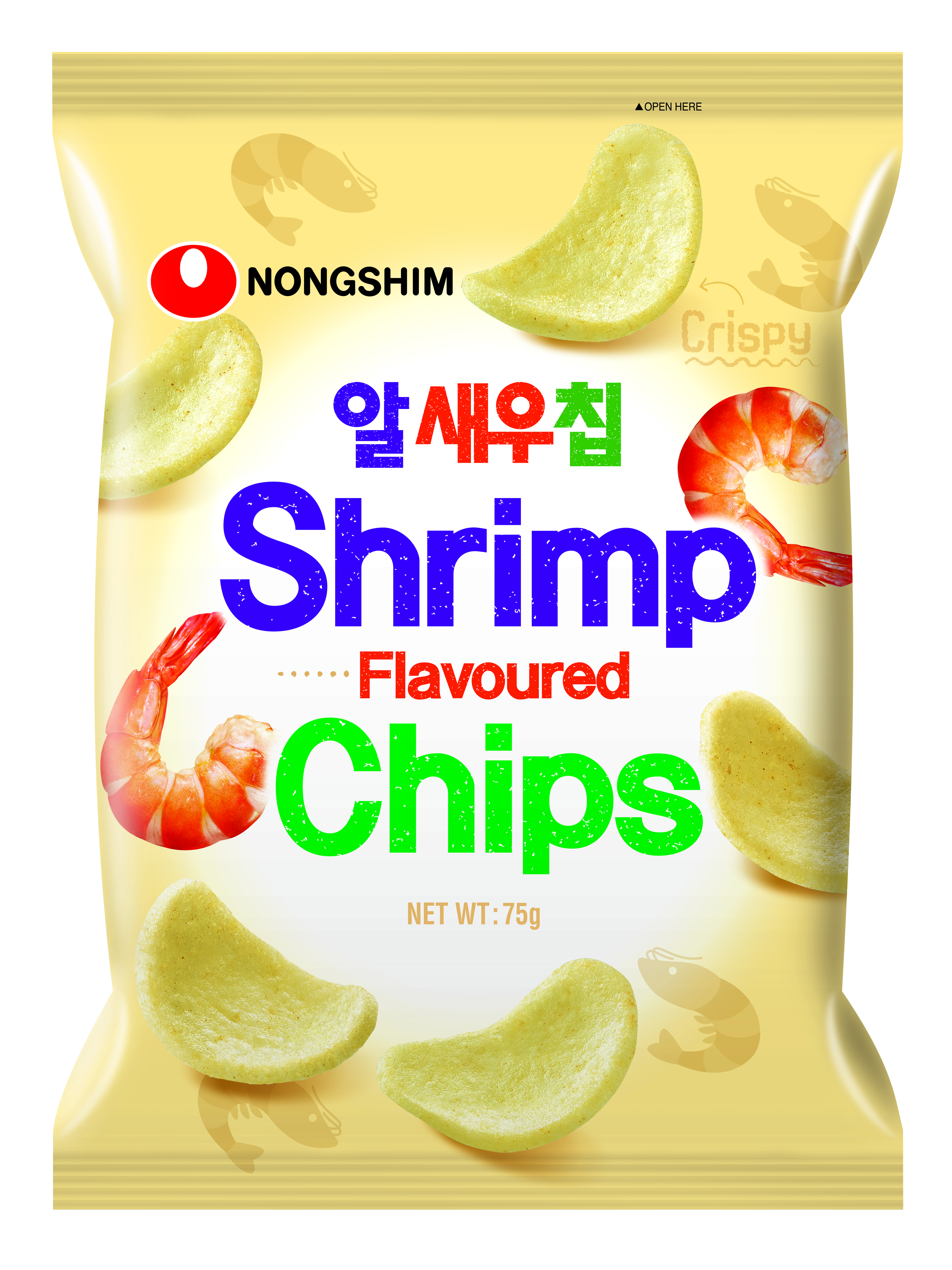 Nongshim Shrimp Meat Chips 75g MRP 250