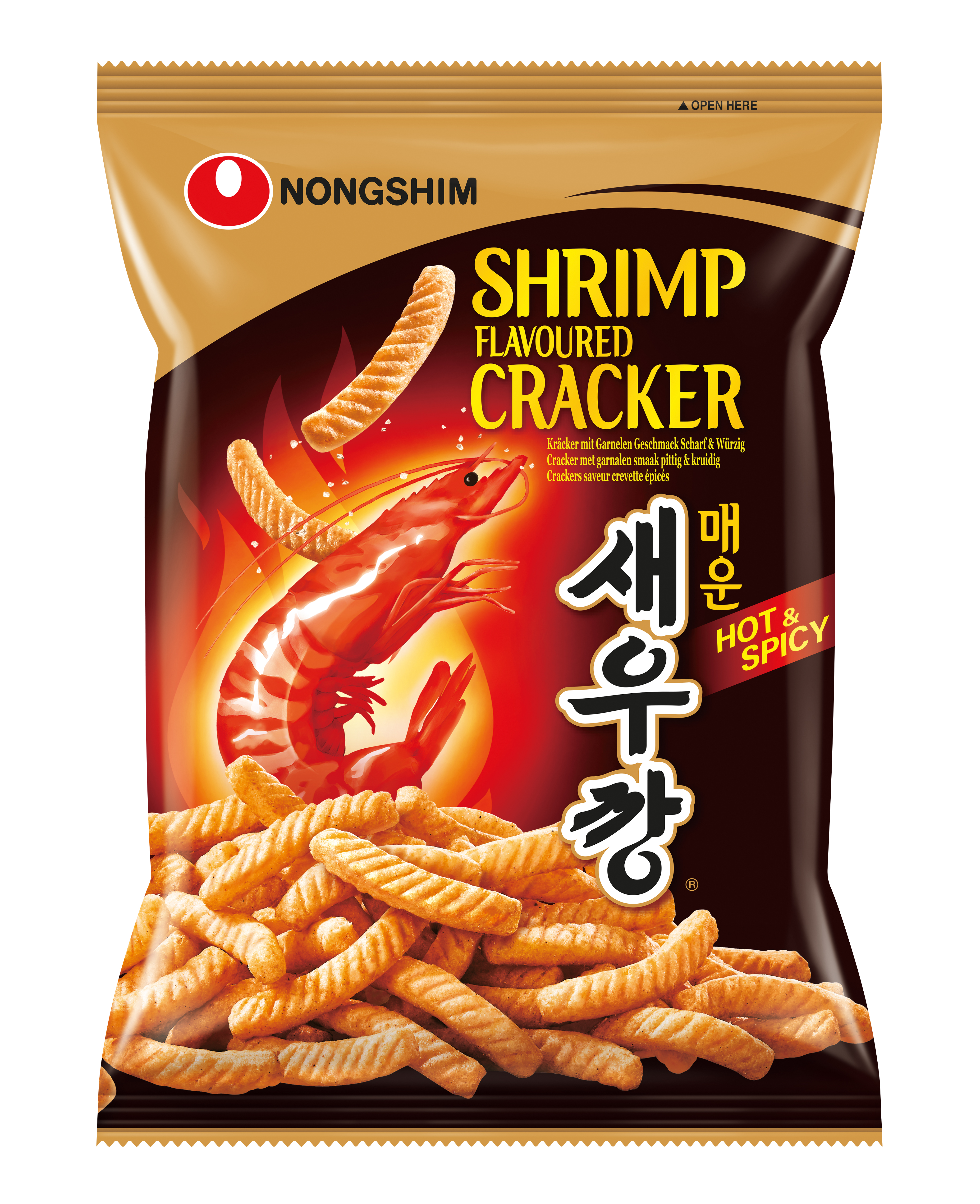 Nongshim Shrimp Cracker Hot & Spicy 75g MRP 220
